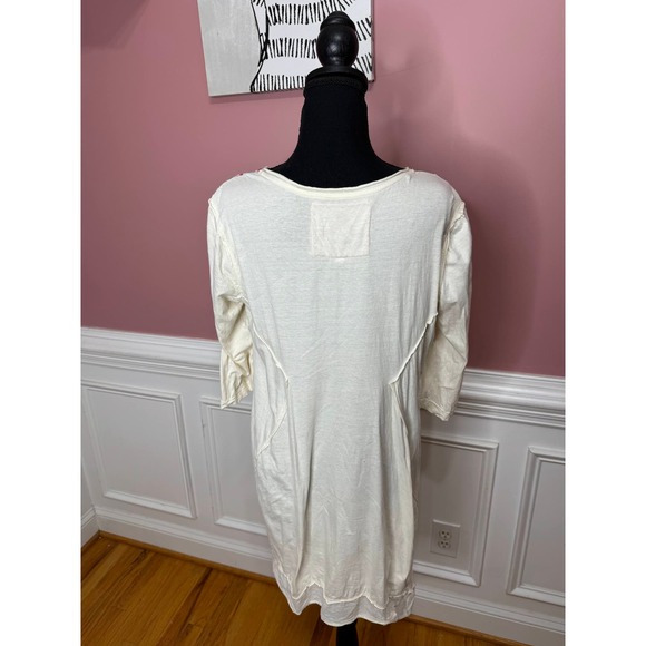 Johnny Was Embroidered Cotton Tunic Top Medium Pullover Embroidered 3/4 Sleeve - Picture 4 of 10